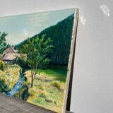 Landscape oil painting