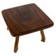 Vintage wooden tree trunk stool plant stool