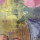 Vintage Original Oil on Canvas Still Life Swedish School 1960s