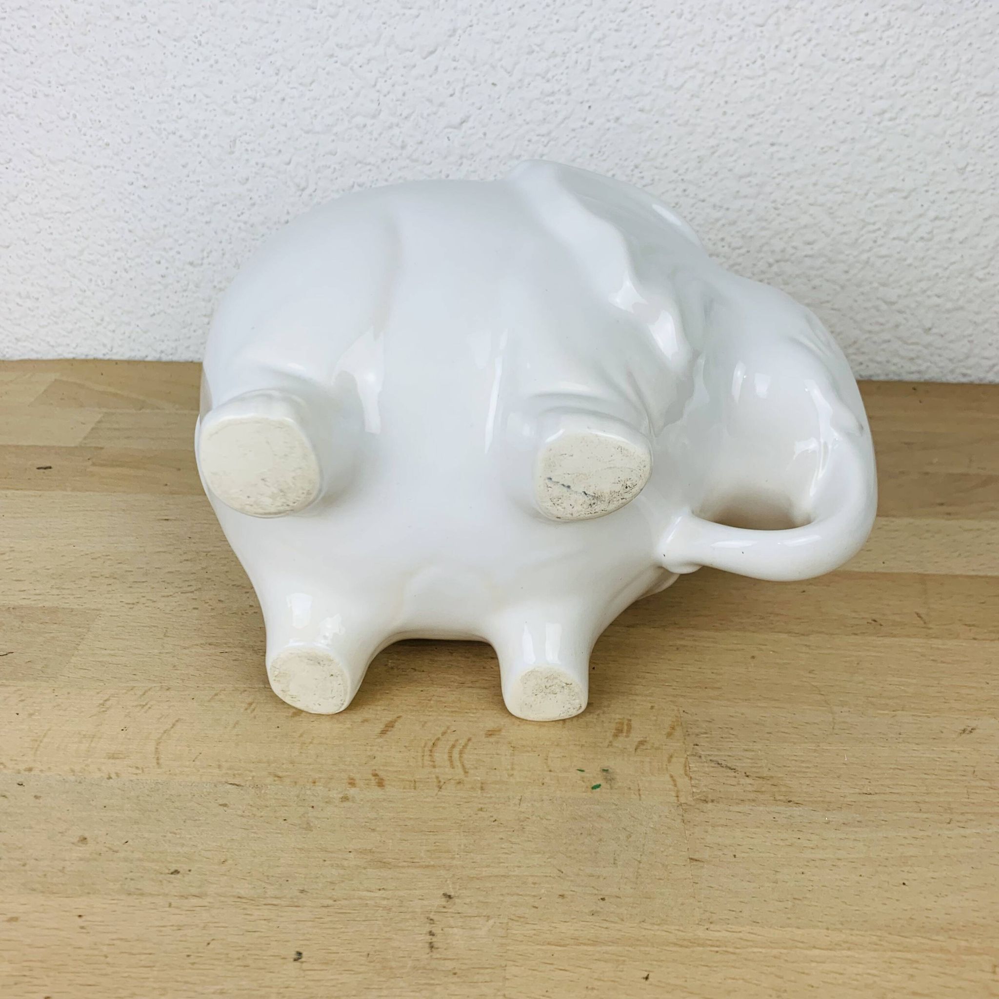 Ceramic elephant plant pot