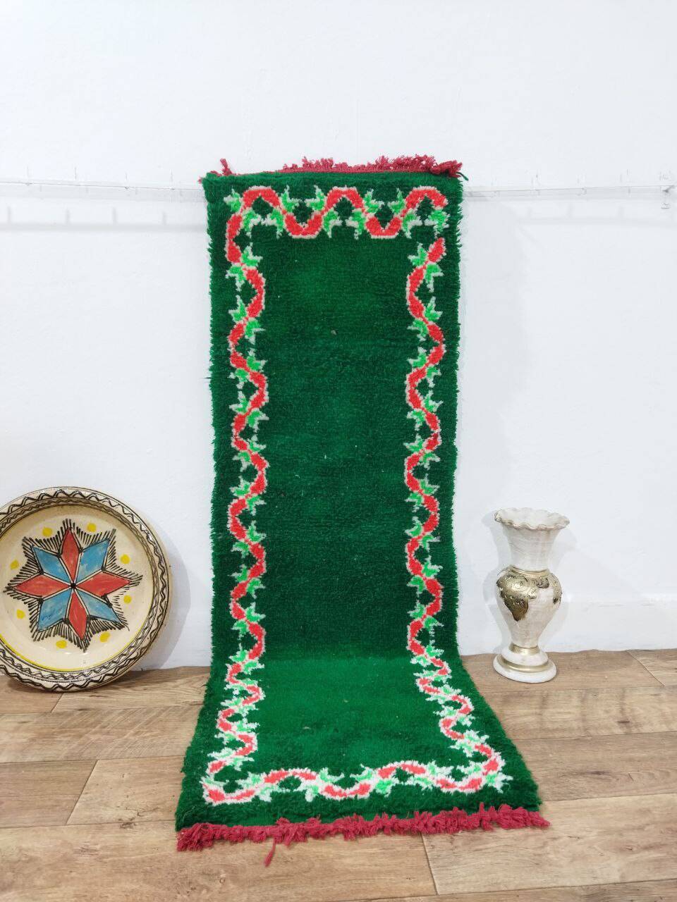 Handcrafted Moroccan Berber Rug 150 X 50 CM