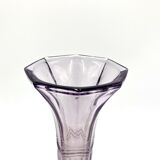 A purple Art Deco vase, Huta Zawiercie, Poland, 1960s