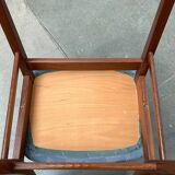 Set of chairs with a minimalist pattern, 1960s