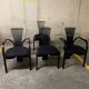 Set of 2 armchairs and 2 chairs "Totem", Torstein Nilsen, Westnofa 1980