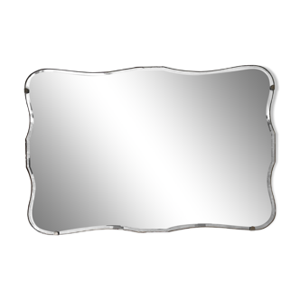 Antique engraved mirror, 1930s