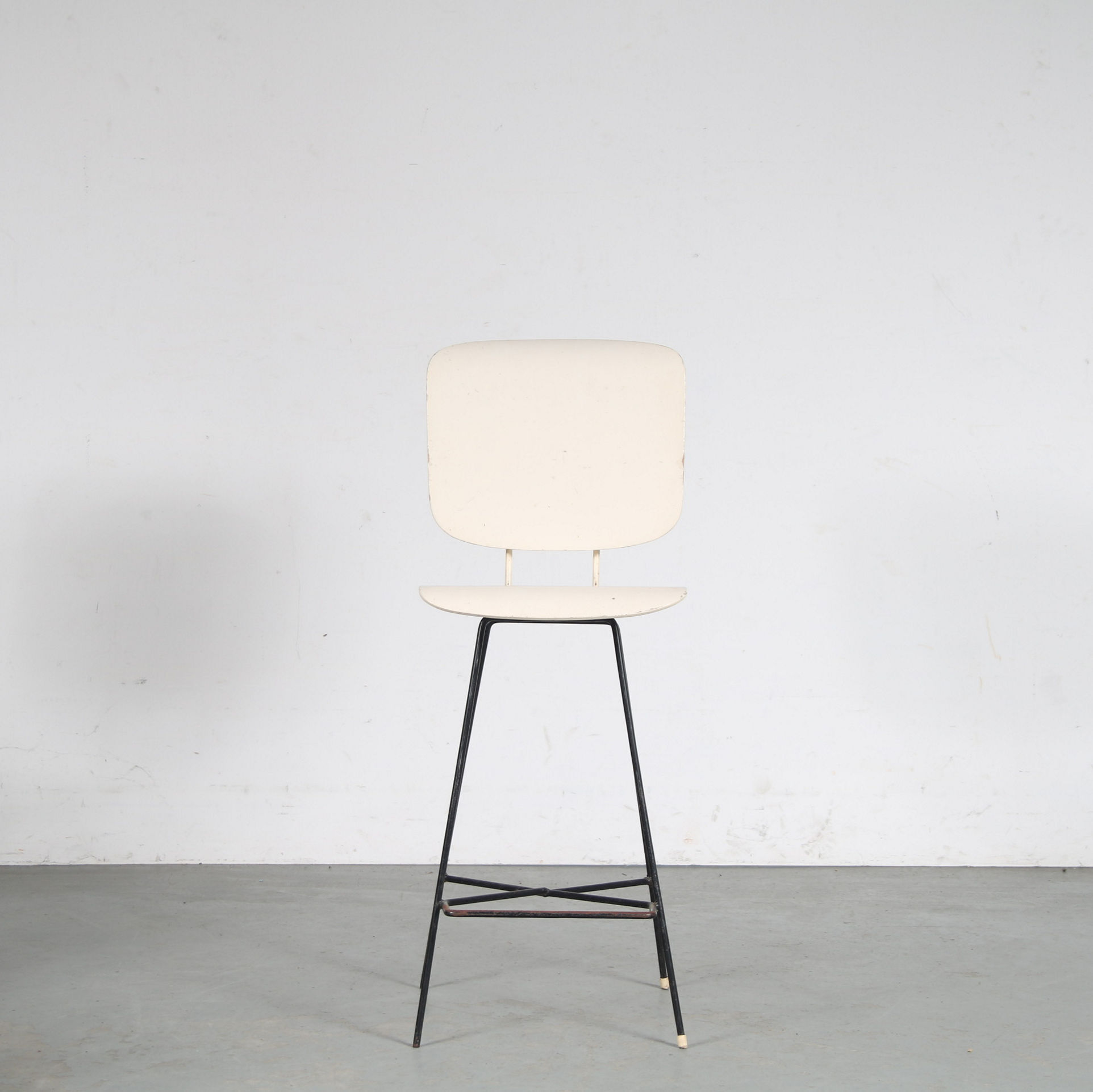 1950s Bar stools by P.J. van der Klugt for Everest, Netherlands