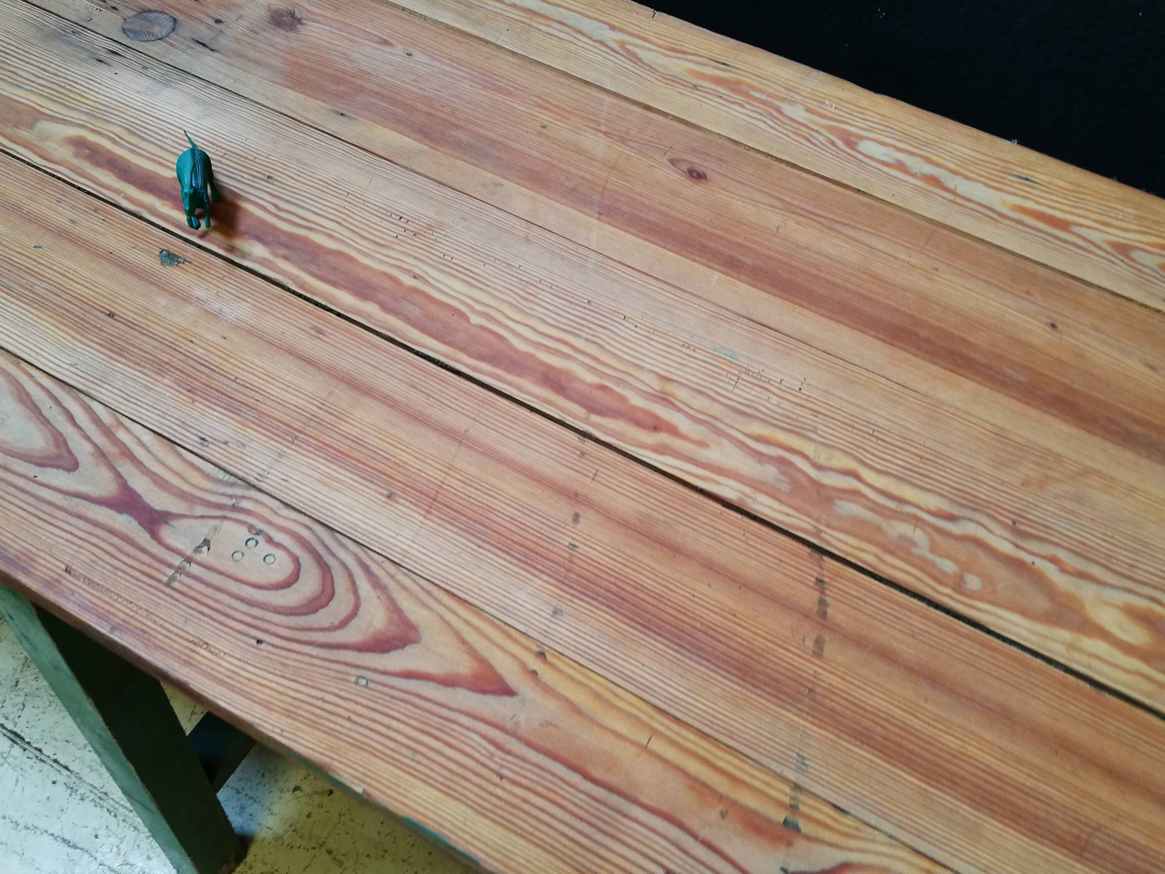 Old draper table 8/10 people, 2,70m