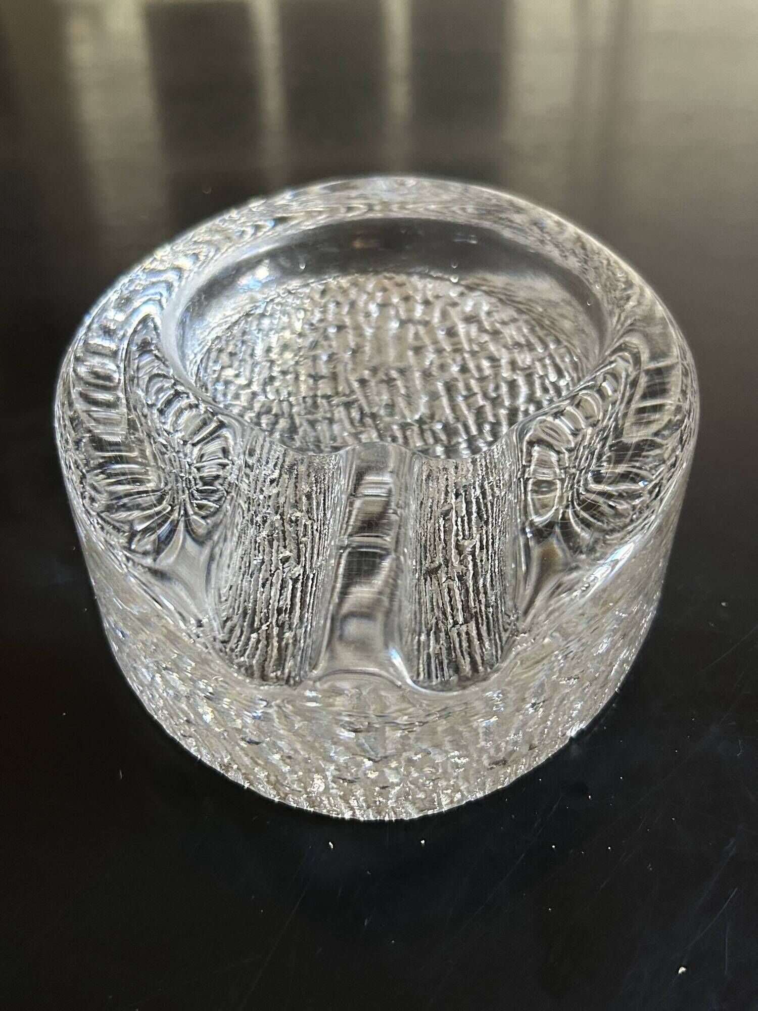 Scandinavian crystal ashtray 1960s/1970s
