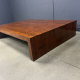 Large coffee table in bamboo attributed to Axel Vervoordt, 1980s