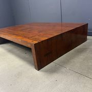 Large coffee table in bamboo attributed to Axel Vervoordt, 1980s