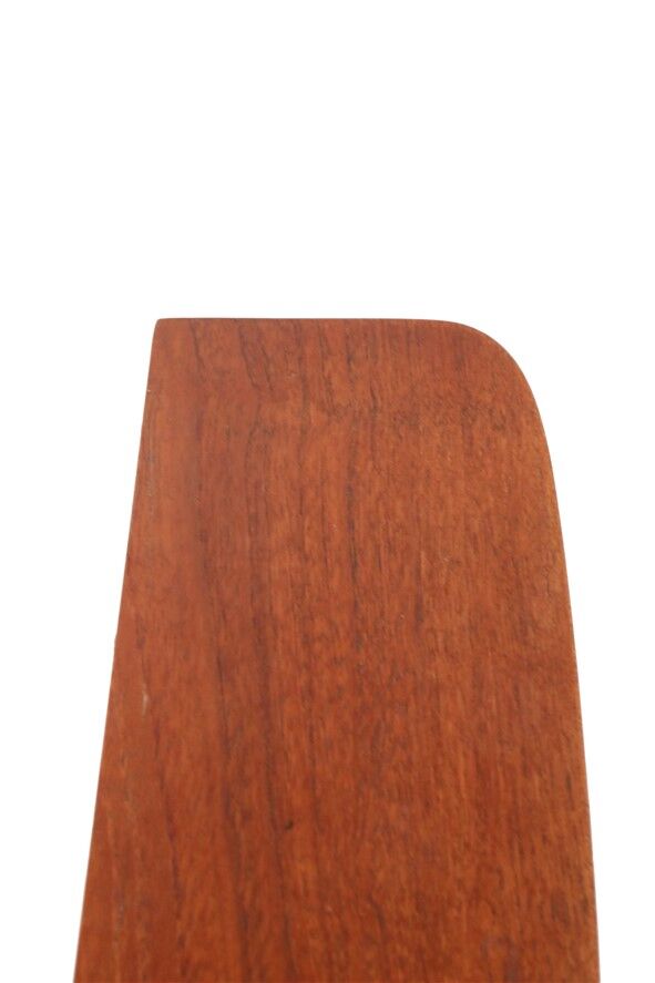 Set consisting of mid-century teak wall mirror and shelf / Danish modern design / 1960s