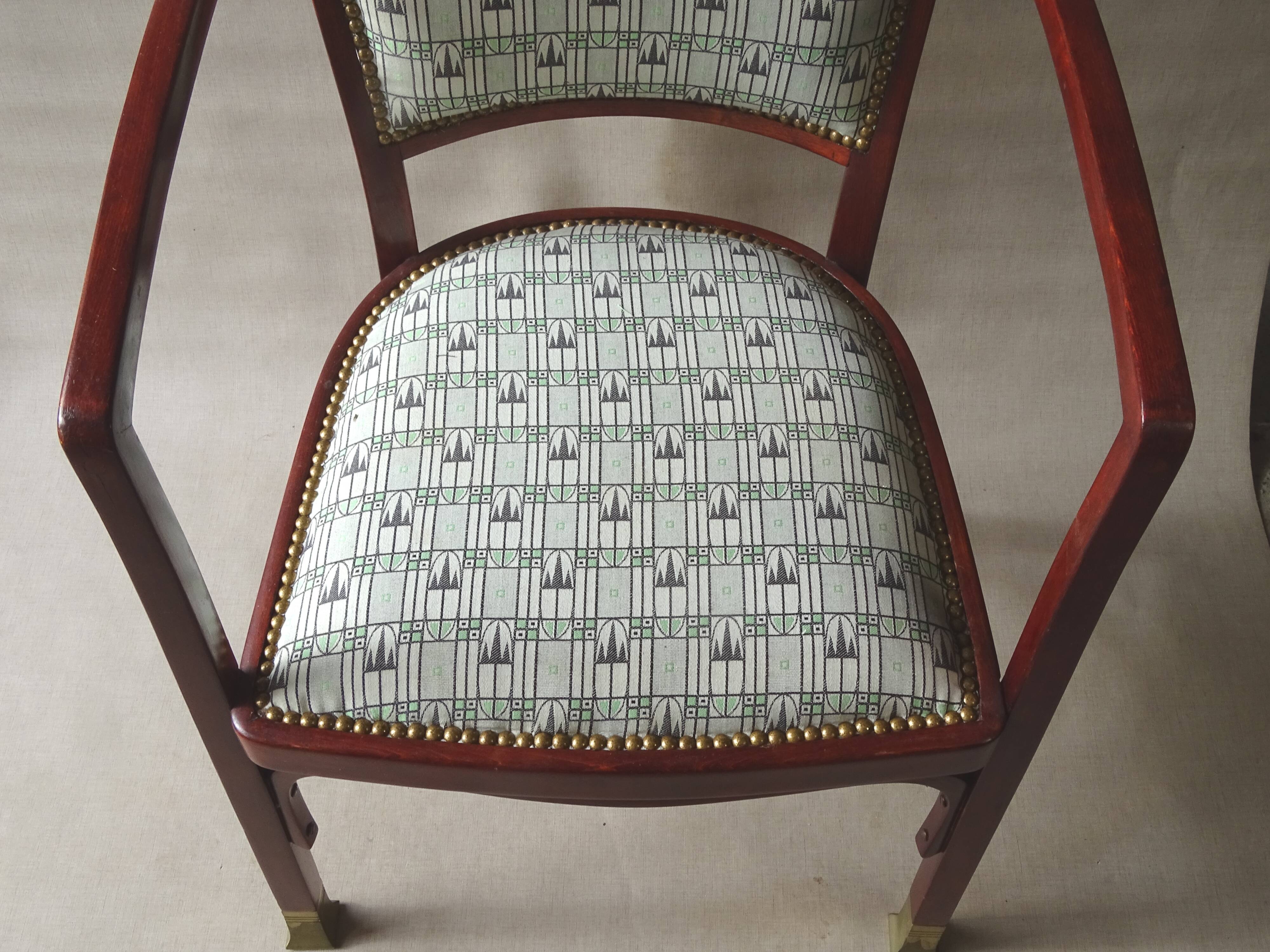 Kohn Armchair No. 719, Vienna Secession 1905 (Siegel /Moser)