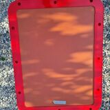 Miroir rectangulaire rouge vintage 35x45,5cm