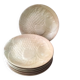 6 flat fish plates in Village CNP stoneware