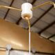 Hanging lamp cascade 3 vintage globes