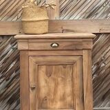 Antique solid wood confiturier with 1 drawer.