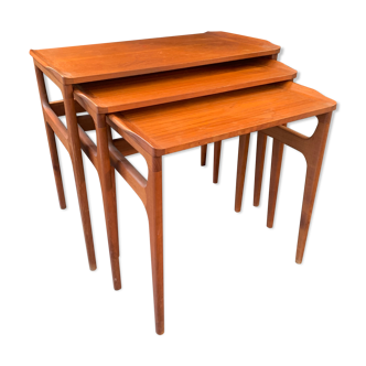 Erling Torvits , Scandinavian trundle table design 1960