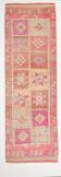 3x10 Soft Pink Oriental Vintage Runner Rug, 103x326Cm