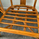Vintage rattan armchair 70s