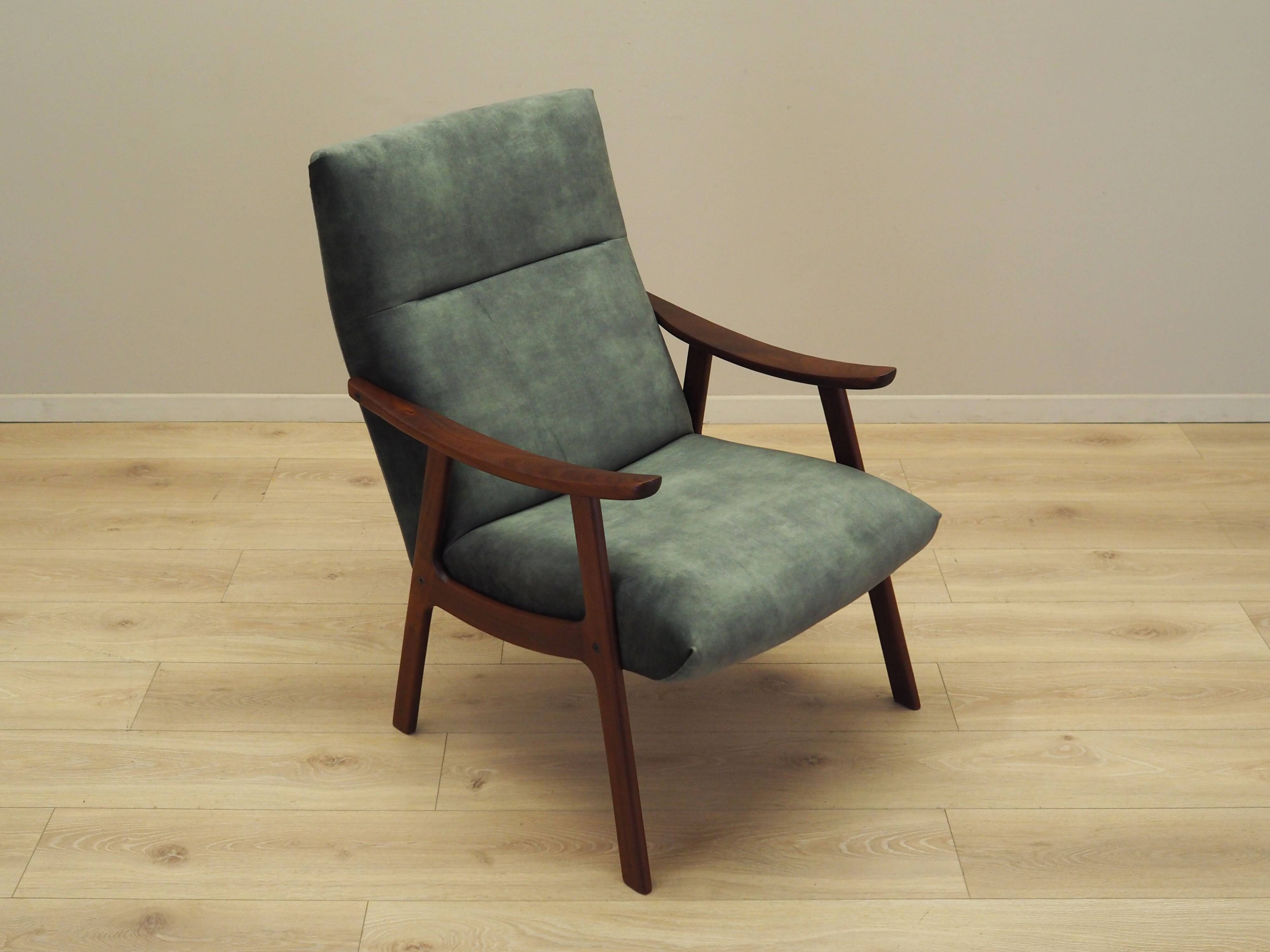 Teak armchair, Danish design, 1970s, production: Denmark