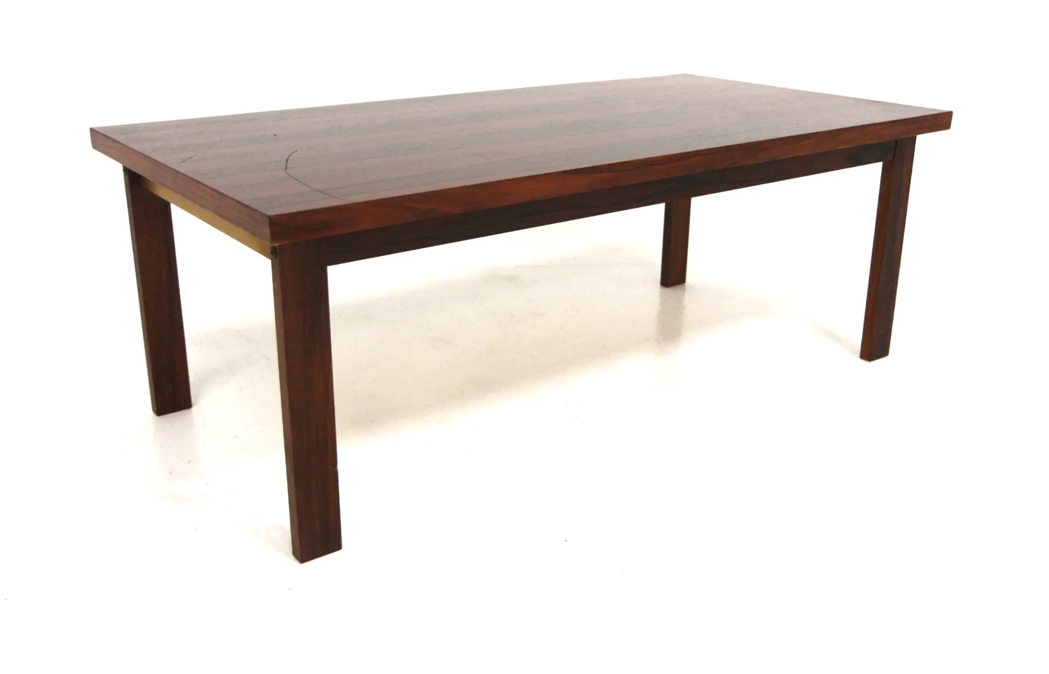 Scandinavian coffee table in rosewood, Sweden, 1960.