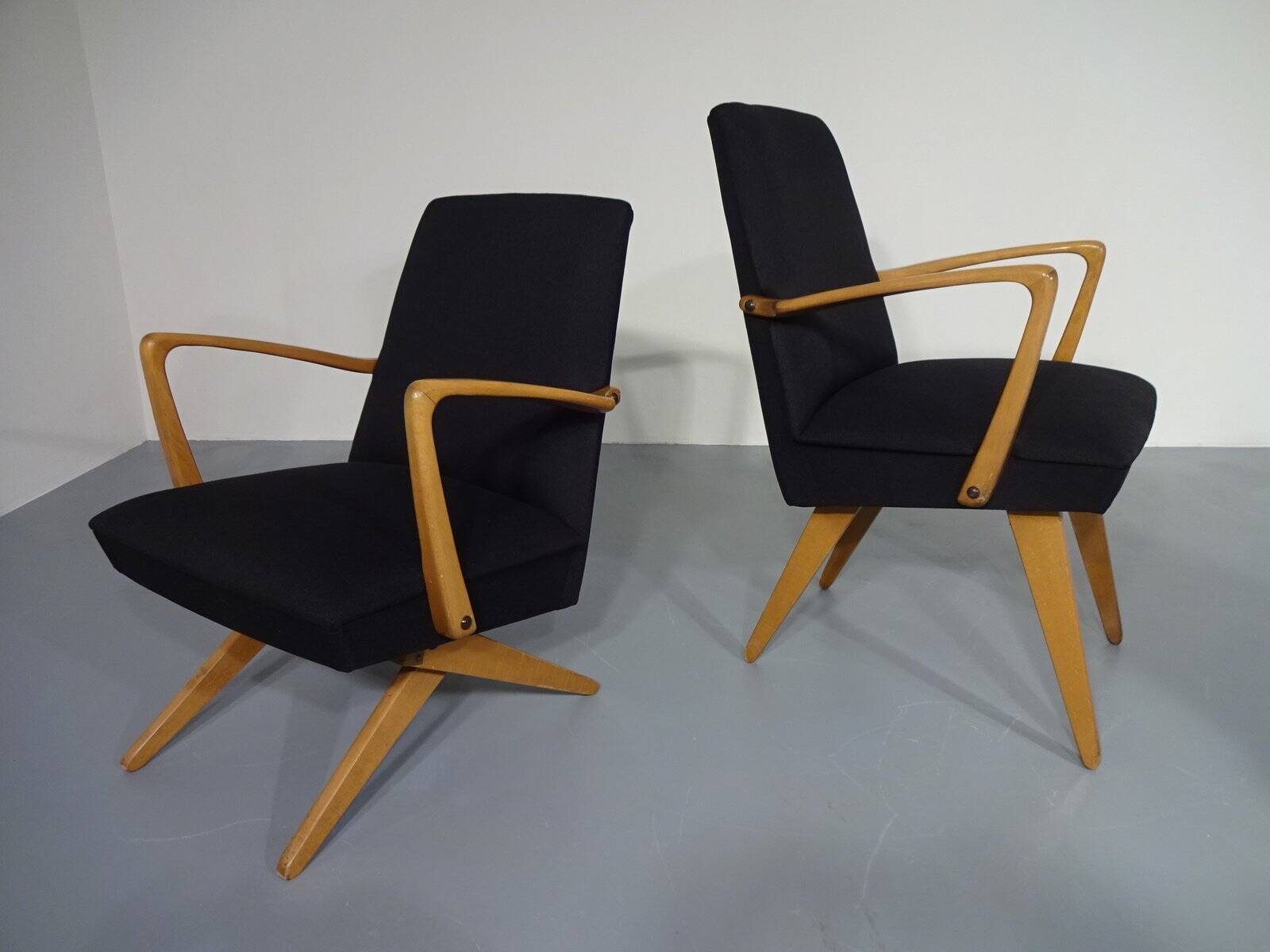 Mid-Century Scissor Chair from Knoll, Germany, 1950s