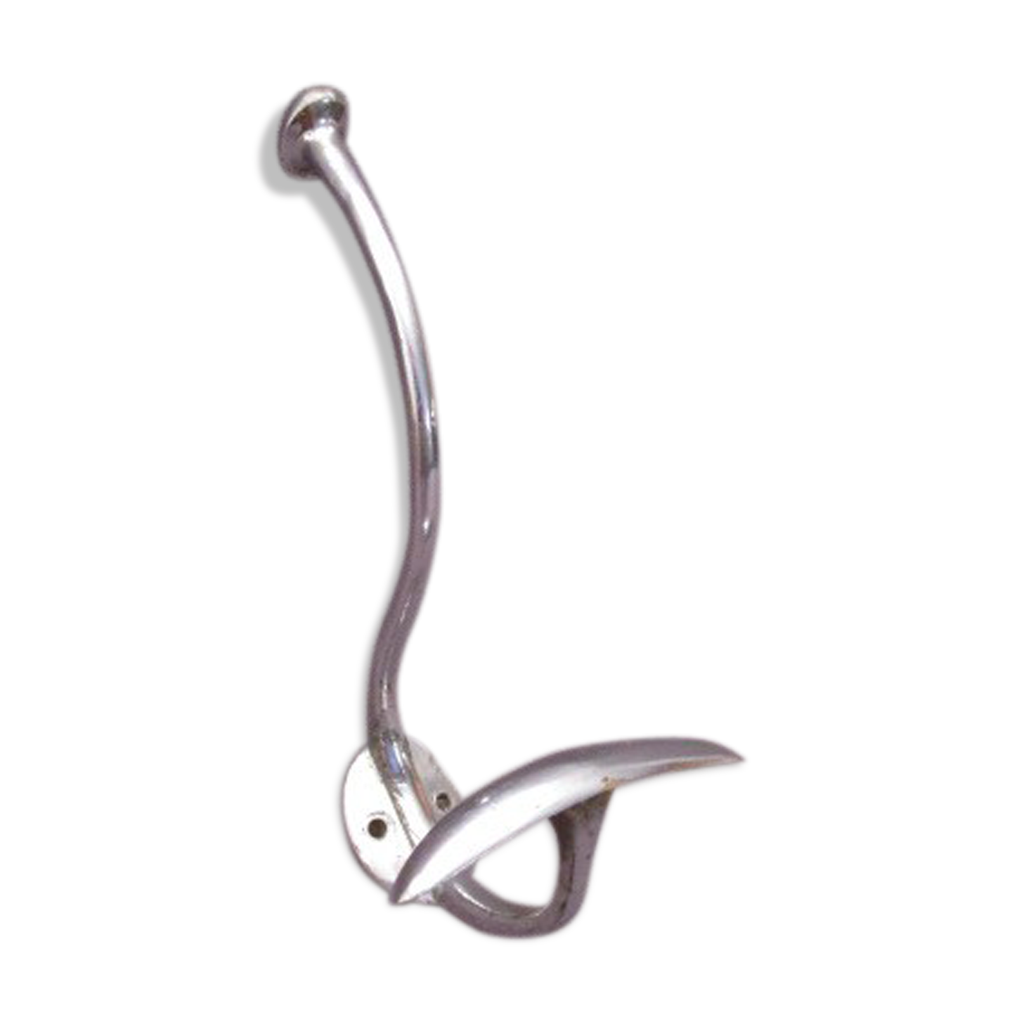 Old peg in chromed metal