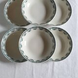 6 St Amand soup plates
