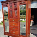 English mahogany wardrobe circa 1920