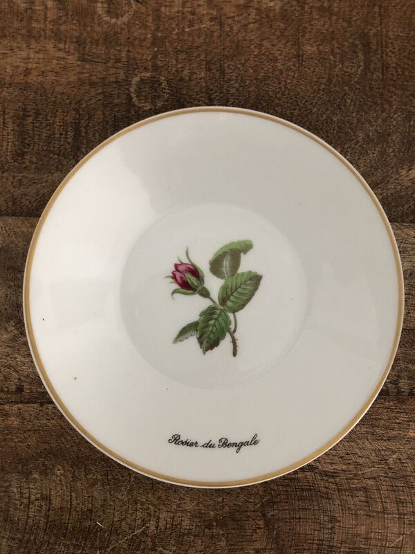 Old coffee cup with saucer / pettie plate