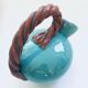Art Studio Pottery Low Rope Decanter by Alexandre De Wemmel, Belgium, 1950s