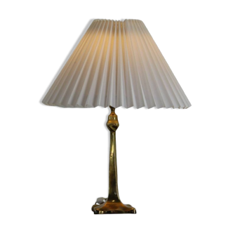 Vintage Danish design brass table lamp