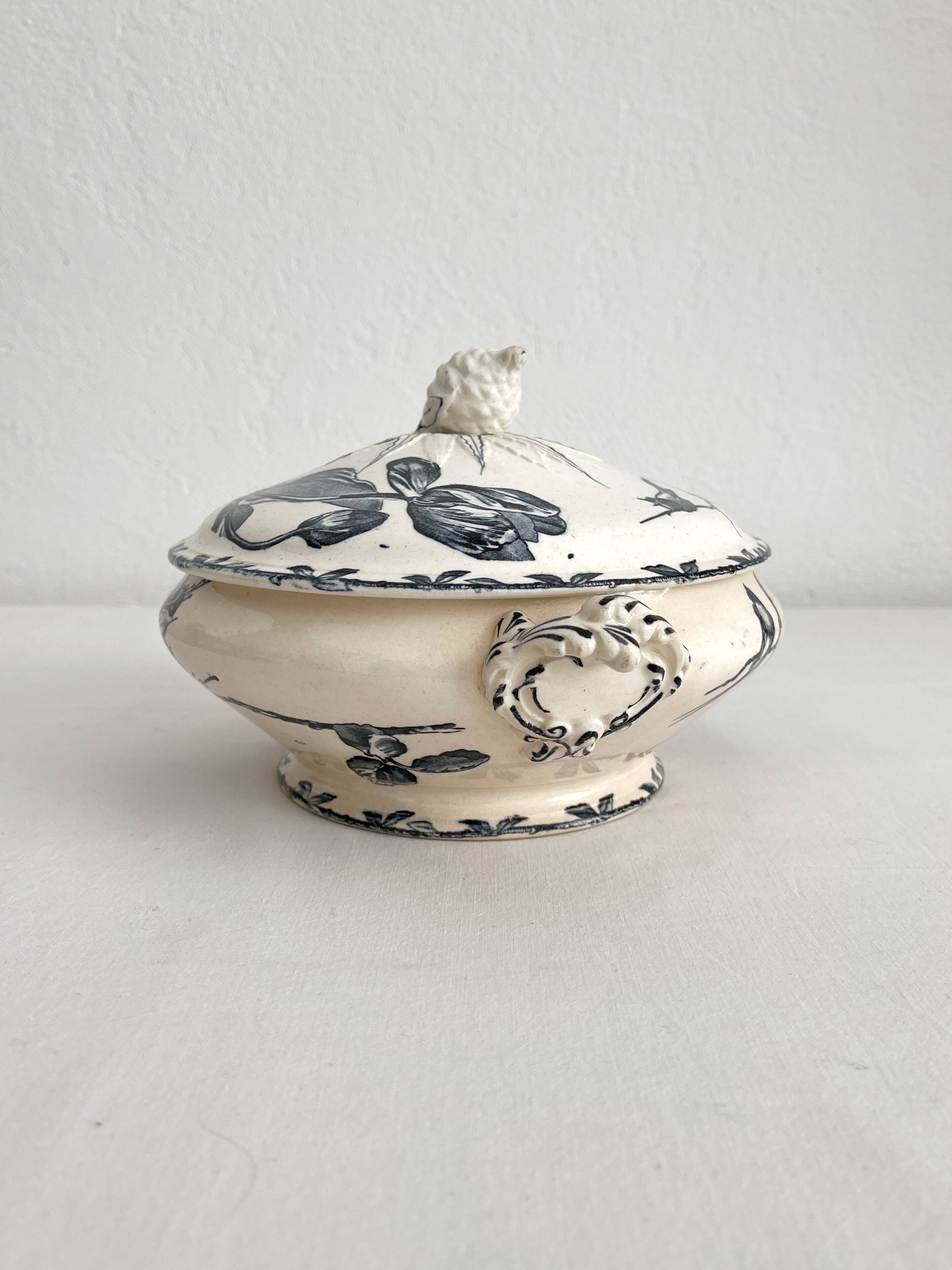 Ironstone tureen, "Oxford" Choisy le Roi