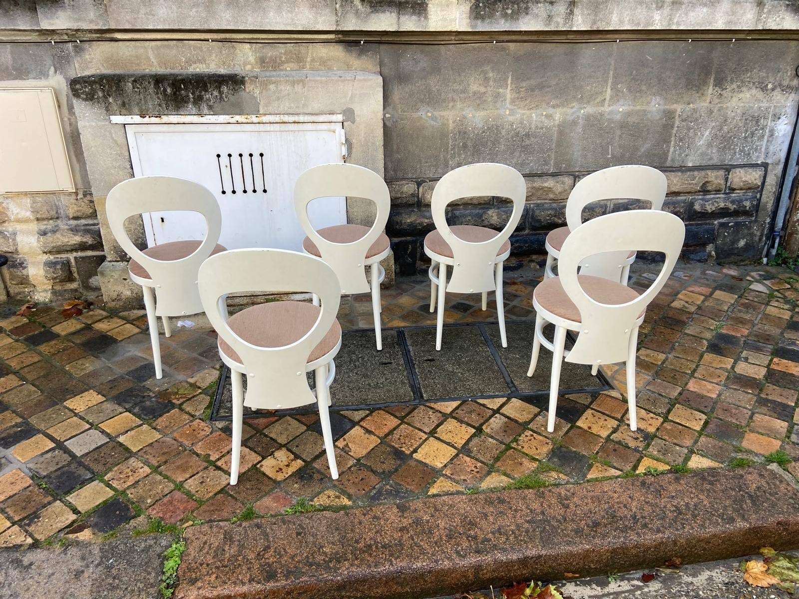 6 "Mouette" chairs by Baumann - 1960s/70s