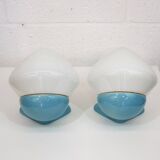 Pair of bathroom wall lamps *** Stig Carlsson *** model 6030 IFÖ