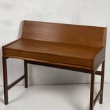 Scandinavian desk with extendable system in teak, 1960.