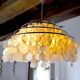 Mother-of-pearl chandelier, 4 levels, 1980, France
