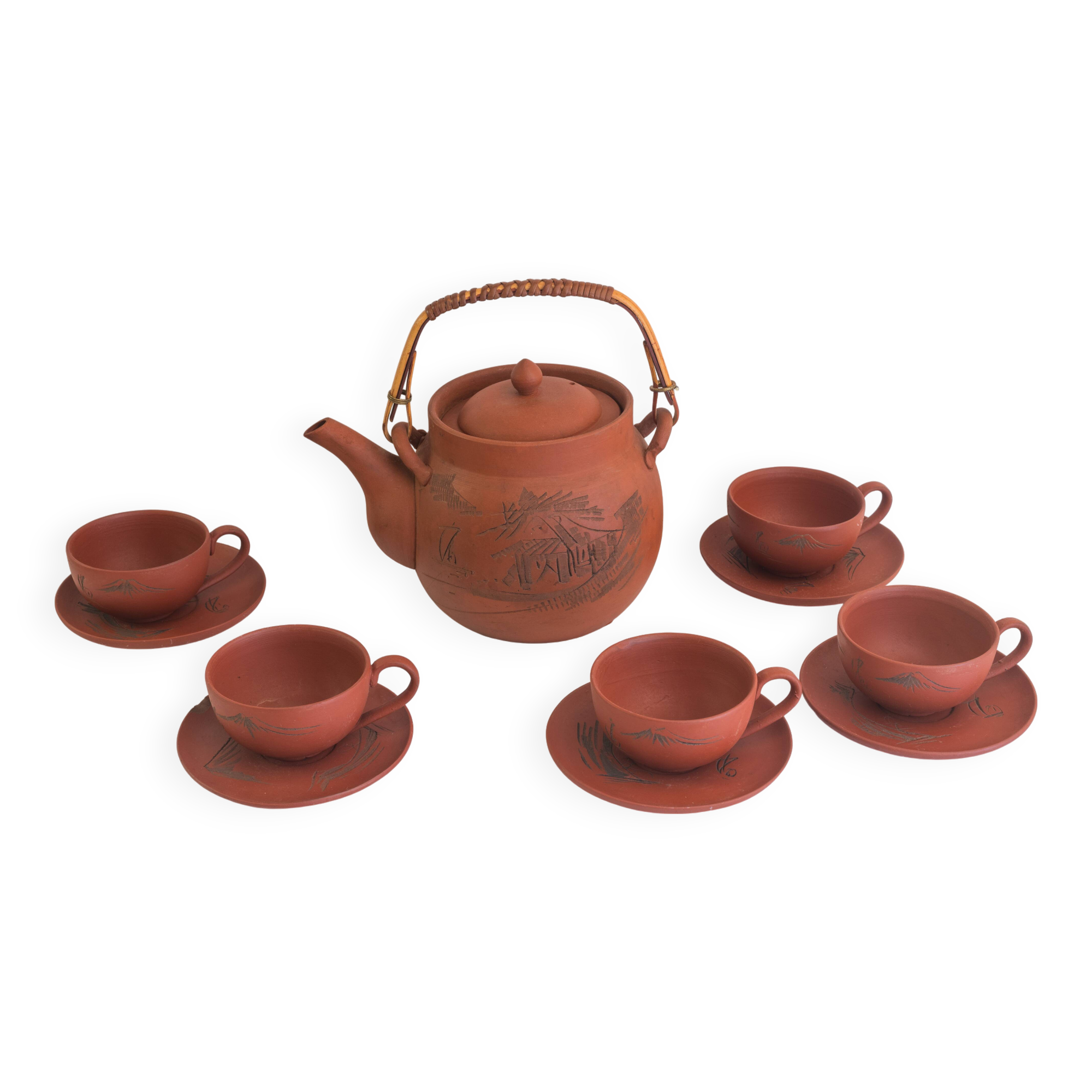 Tokoname Tea Set Japan 1960s