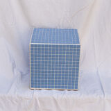 Blue cube side table 33x33 cm