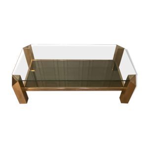 table basse belgo Chrom dorée à l’or fin 23K