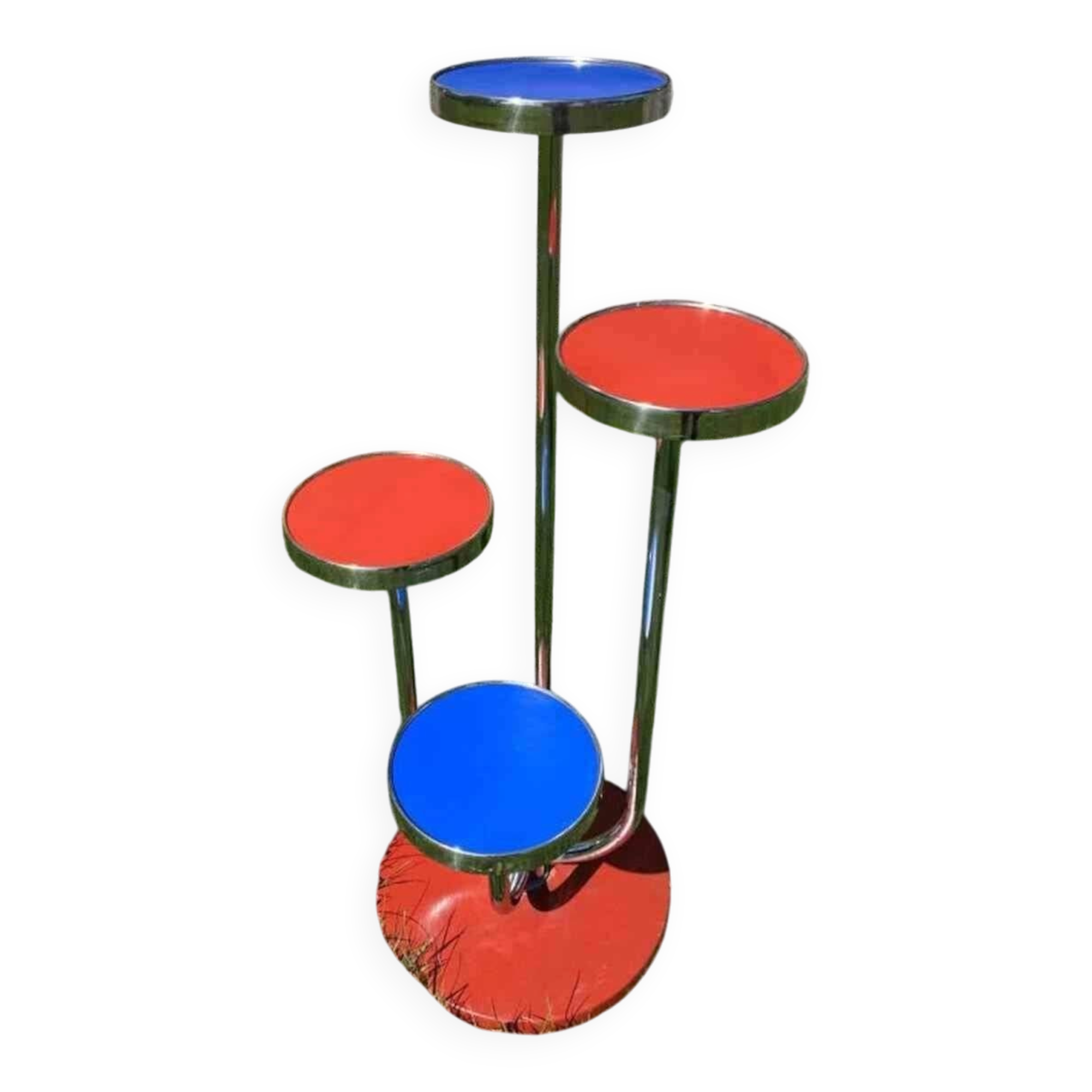 Mid-century design flower stand table H-54 by Jindřich Halabala for Hynek Gottwald