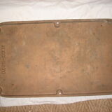 SNCF plate in bronze (train registration)