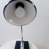 Articulated desk lamp in metal and wood