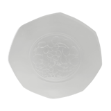 Felix Potin glass plate decorated with fruit