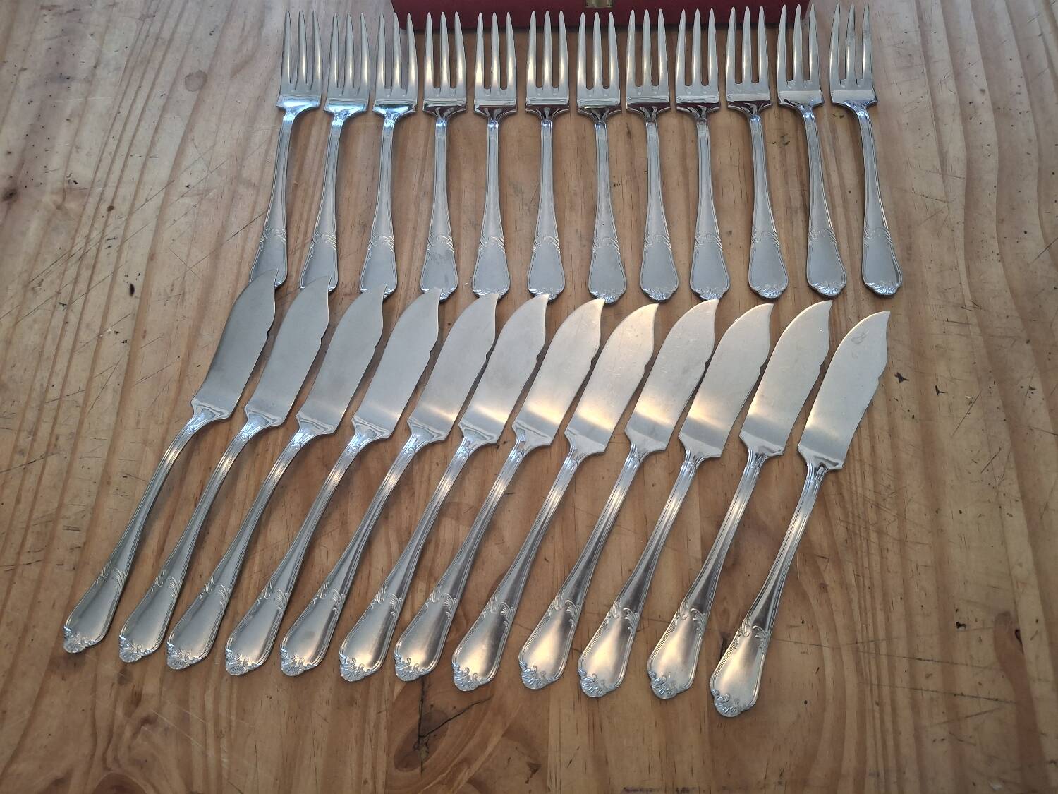 Guy Degrenne cutlery set - fish service with original box