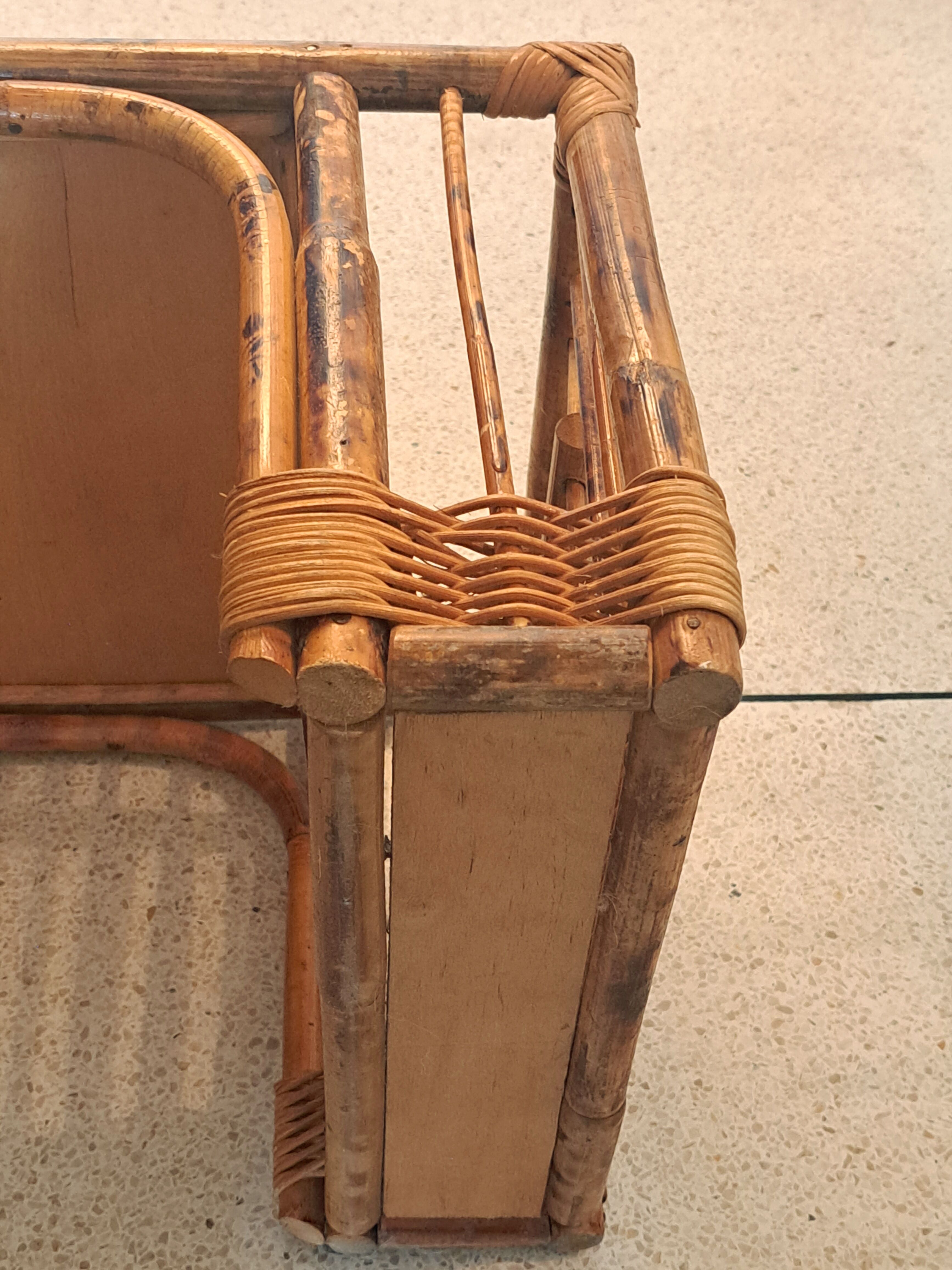 Rattan breakfast tray