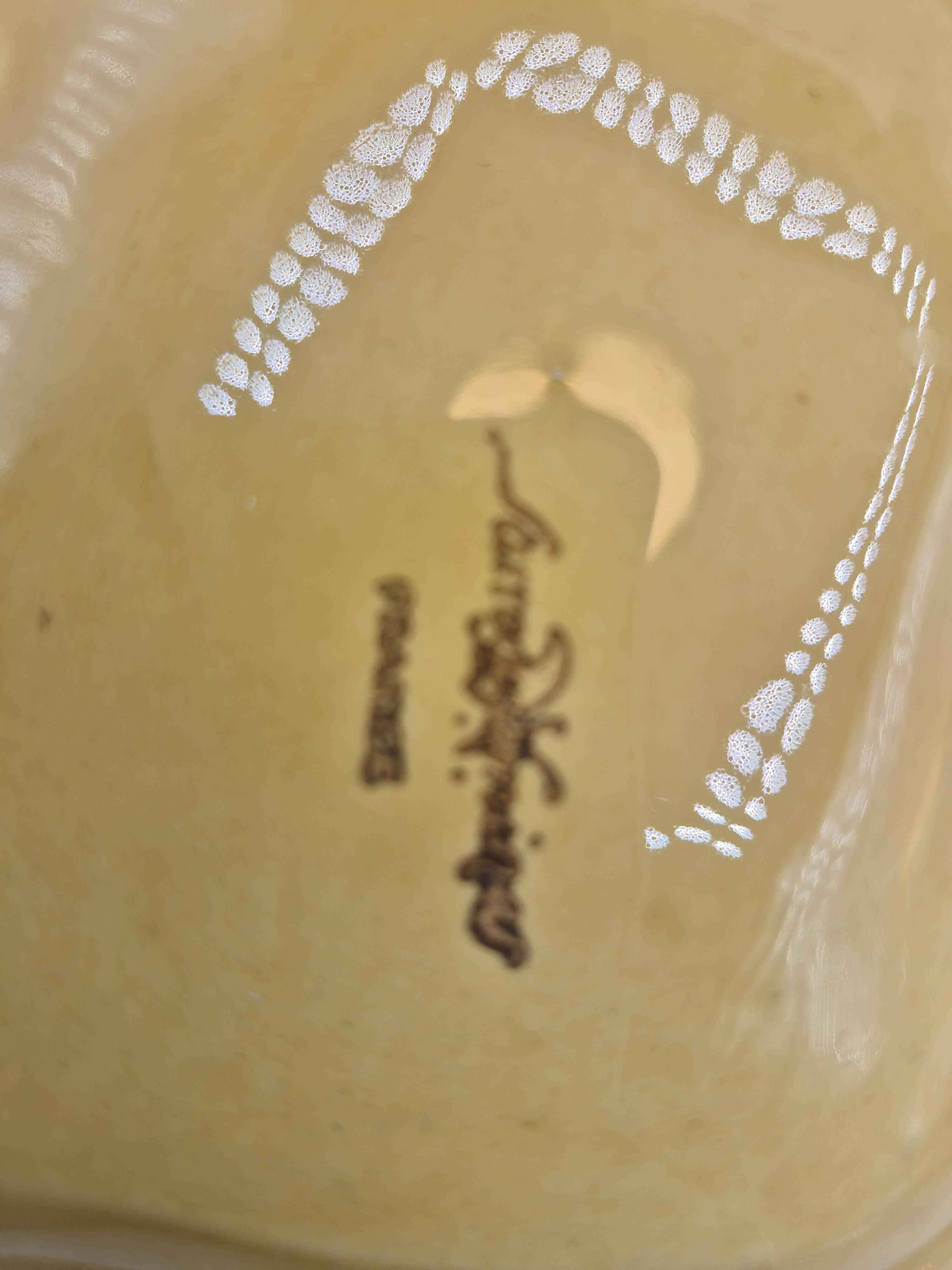 Lot of 11 Sarreguemines barbotine fruit dessert plates 19cm vintage rare