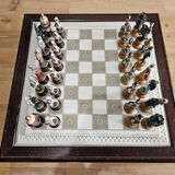 Franklin Mint Raj Collectible Chess Sets, 1970s.