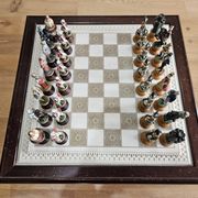 Franklin Mint Raj Collectible Chess Sets, 1970s.