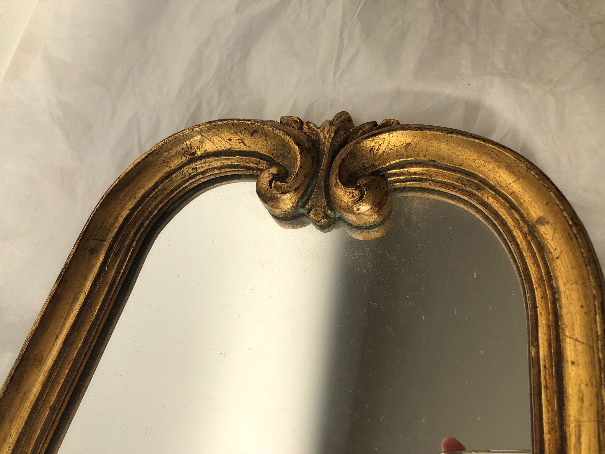 Former mirror wooden gold 36x55cm